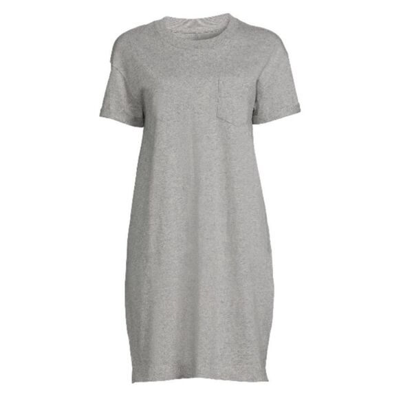 Women's V-Neck with Flounce Sleeves & T-Shirt Dress 2-Pack Size M - Picture 8 of 10